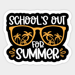 Schools Out For Summer Sticker